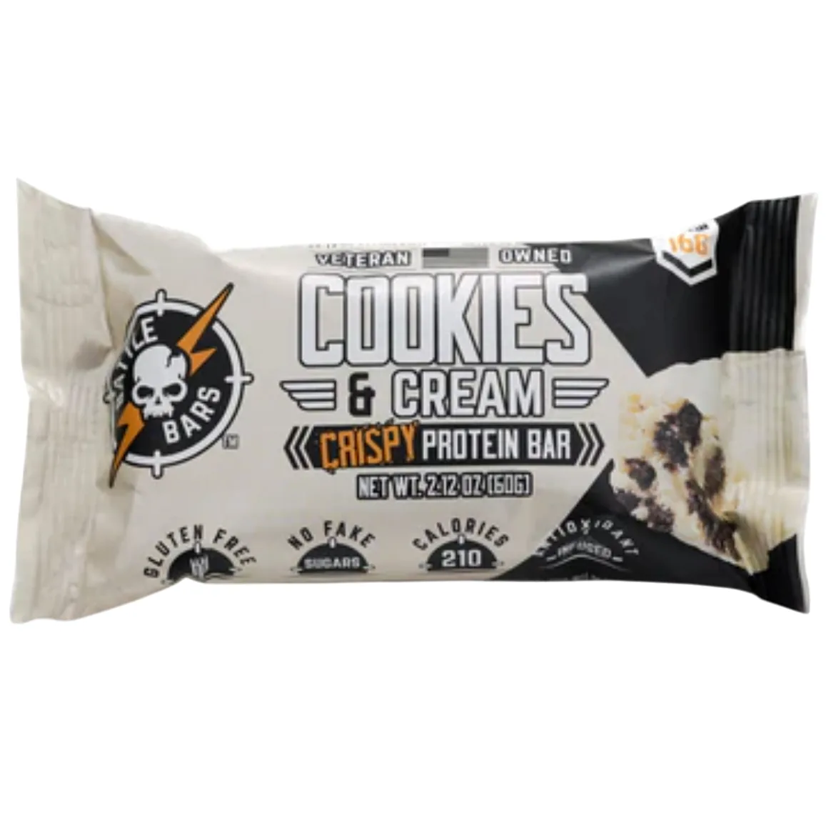 Battle Bars Cookies And Cream Protein Bar protein bar product photo