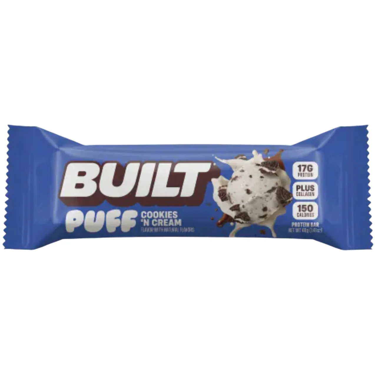 Built Cookies 'N Cream protein bar product photo