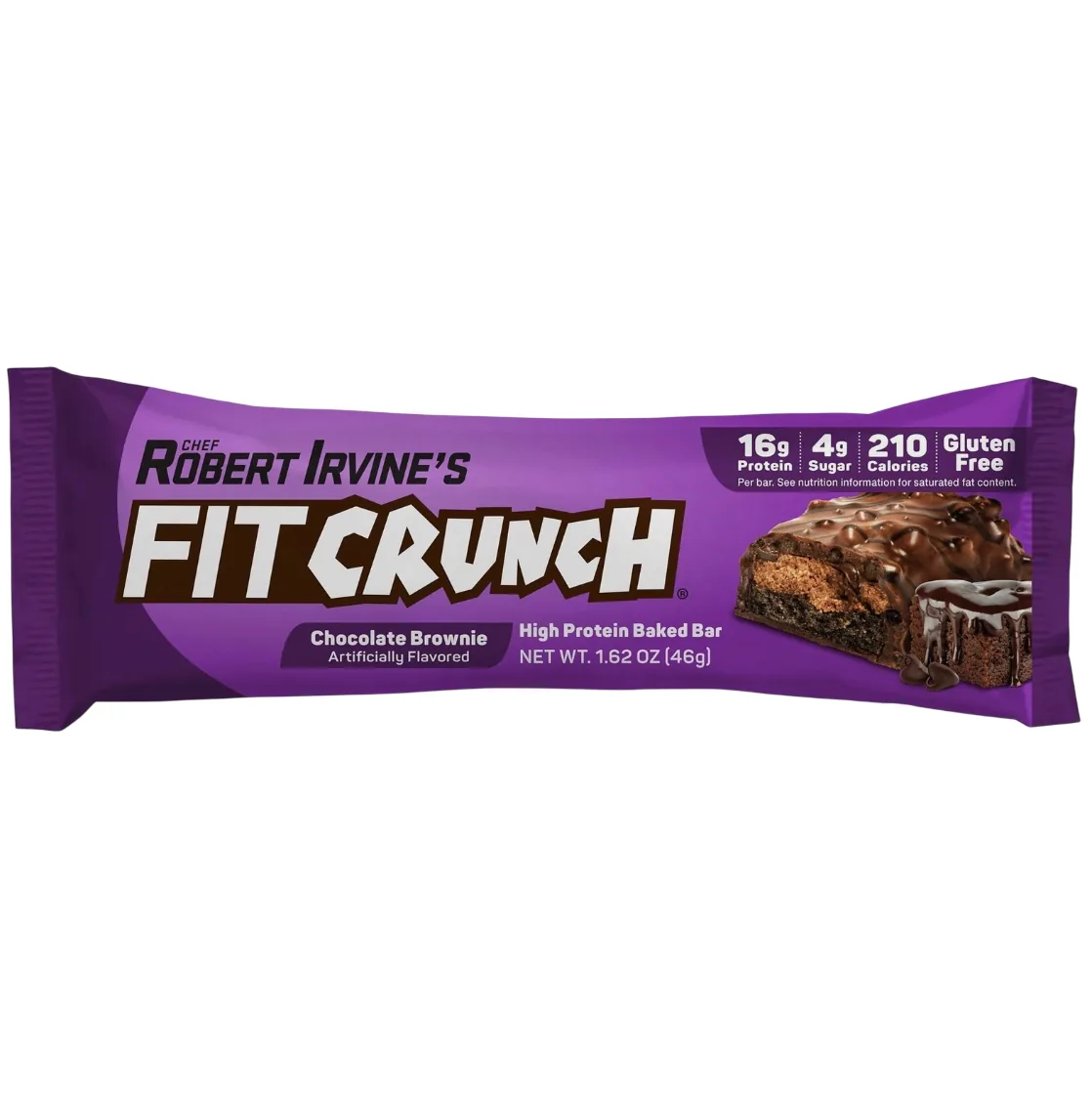 FITCRUNCH Chocolate Brownie protein bar product photo