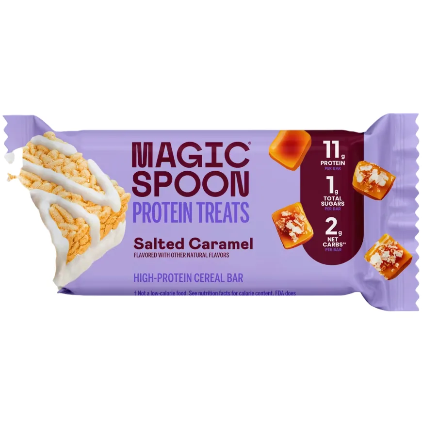 Magic Spoon Salted Caramel protein bar product photo