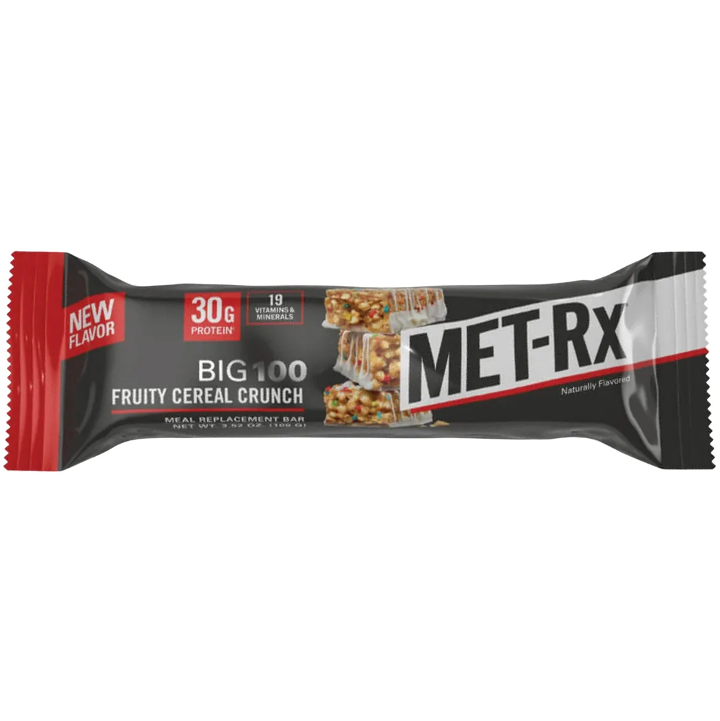 MET-Rx Fruity Cereal Crunch protein bar product photo