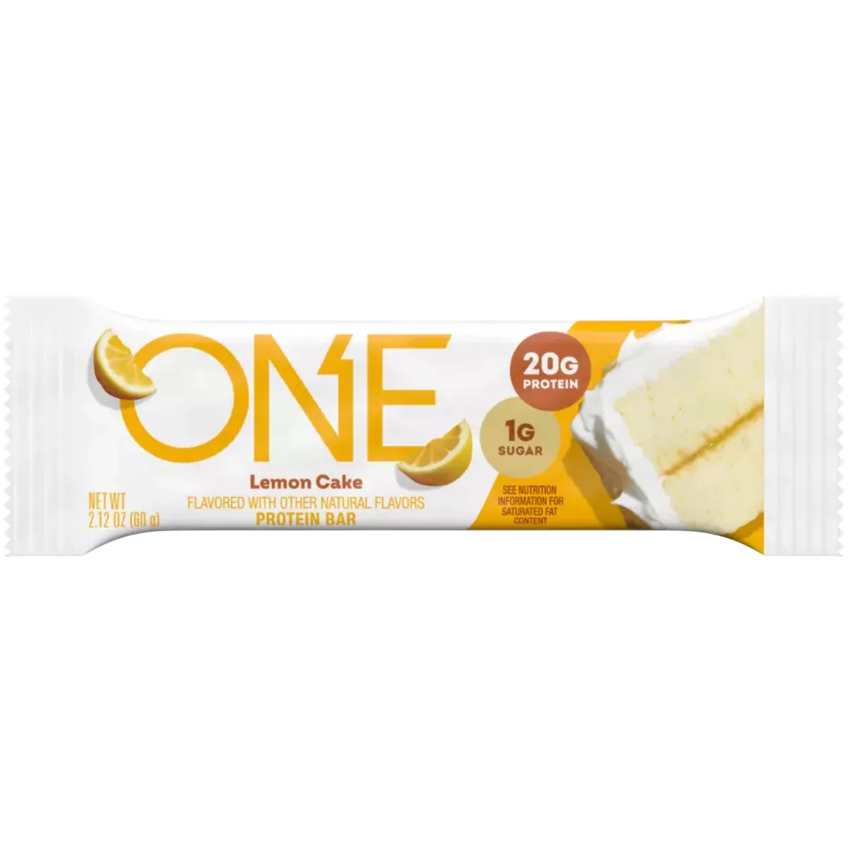 ONE Brands Lemon Cake protein bar product photo