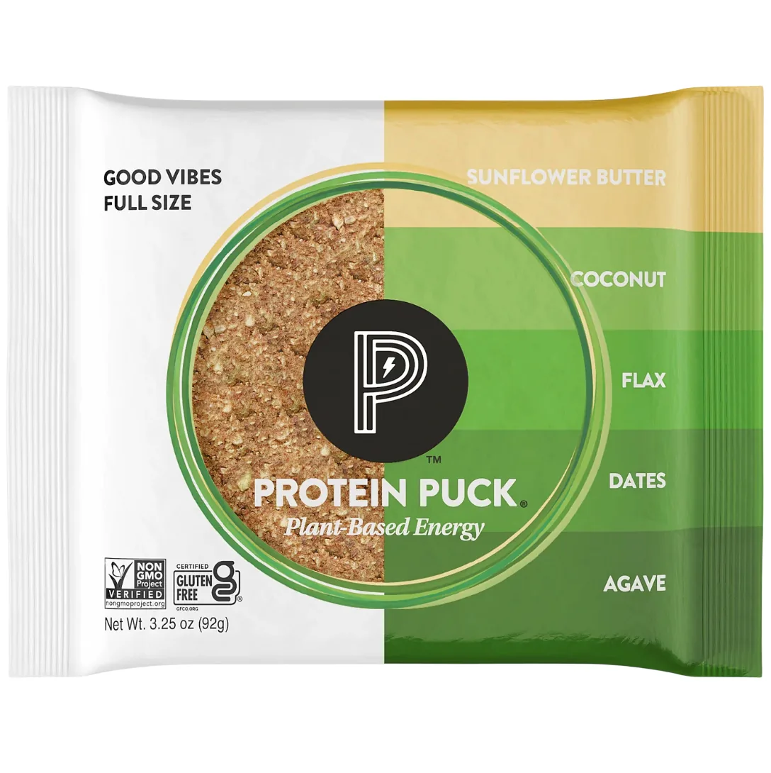Protein Puck Good Vibes protein bar product photo