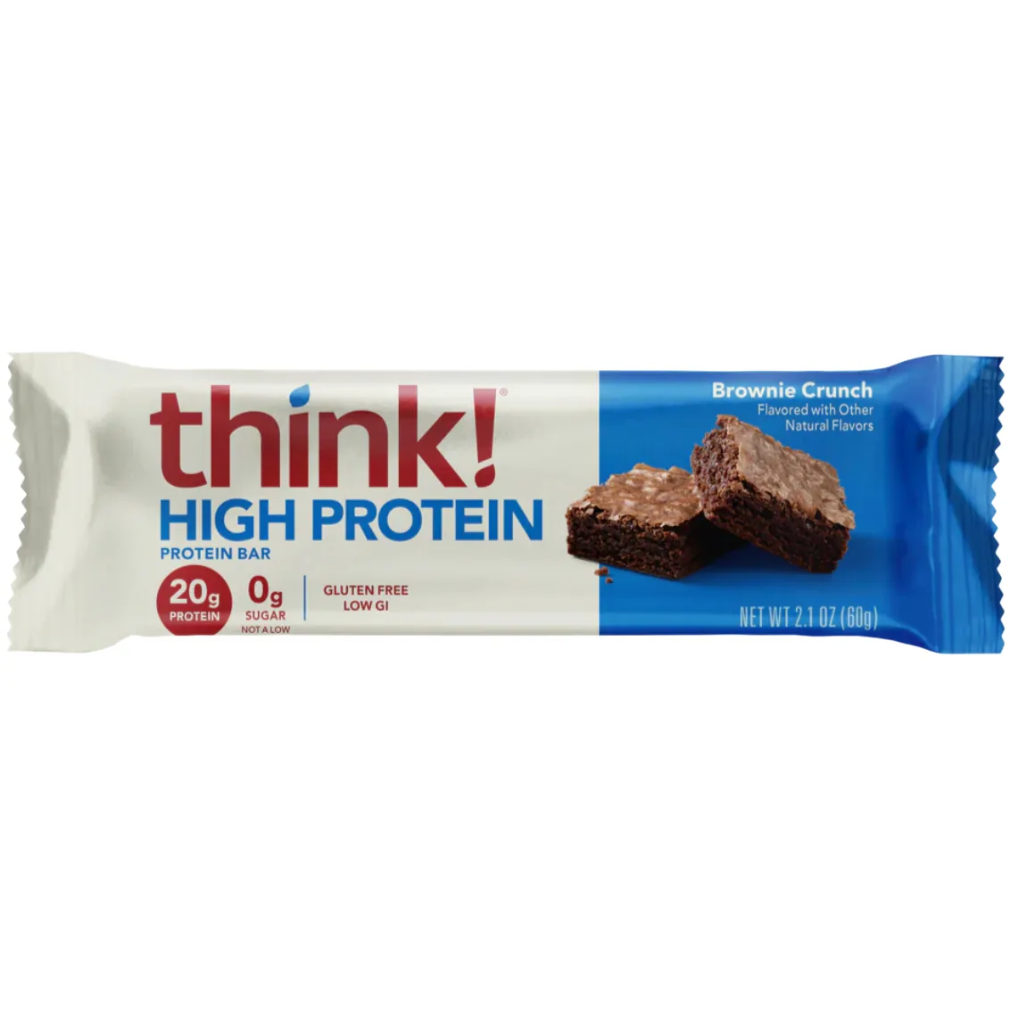 think! Brownie Crunch protein bar product photo